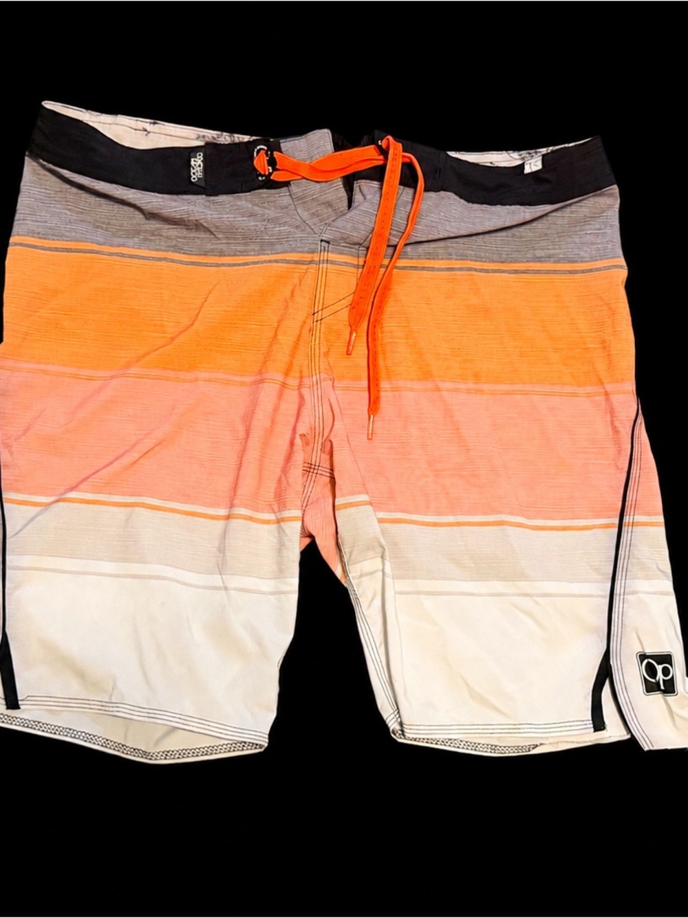 Ocean Pacific OP AquaDry Men’s Size 32 Striped Board Shorts